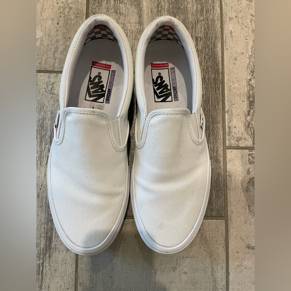 White pro Cush men’s vans